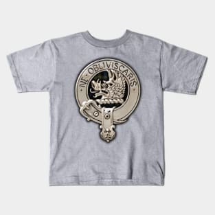 Clan Campbell Crest & Tartan Kids T-Shirt